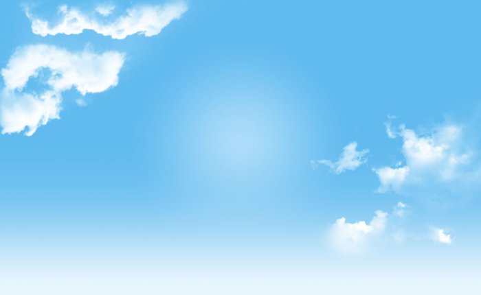 Cielo de un solo&nbsp;color.